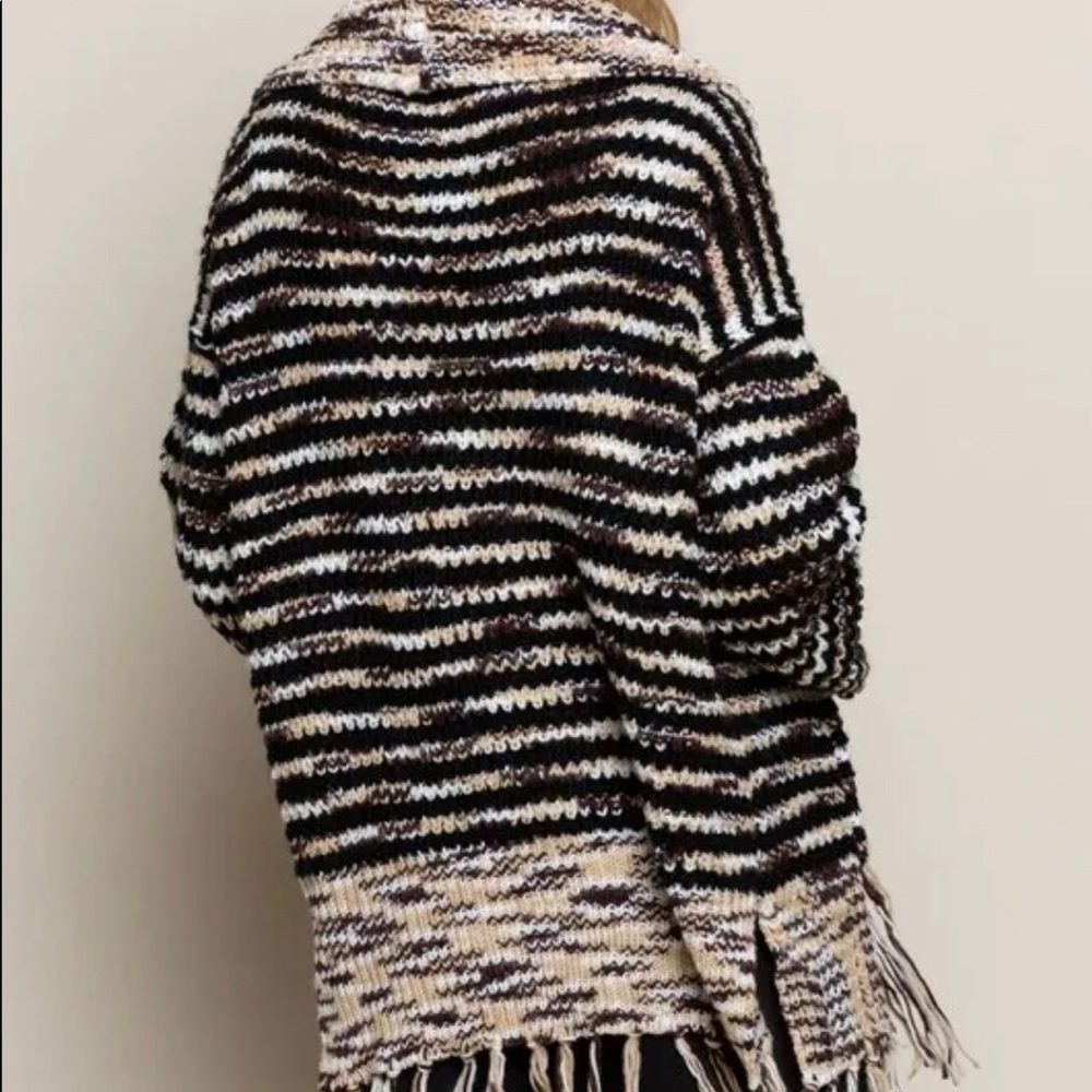 Winter Wood Fall Fringe Cardigan, Medium - Picture 2 of 12